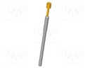 Test needle; Operational spring compression: 4mm; 20A; Ø: 2.5mm