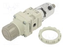 Compressed air regulator; G 1/8"; inside; 850l/min; 5um; -5÷60°C