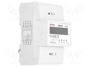 Electric energy meter; digital,mounting; DIN rail; Display: LCD