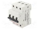 Circuit breaker; 400VAC; Inom: 25A; Poles: 3; Charact: C; 6kA; IP20