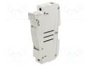 Fuse base; 10x85mm,14x85mm; 63A; Poles: 1; 1.5kVDC
