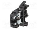 Splice terminal: rail; 0.5÷4mm2; ways: 1; terminals: 2; black; 690V