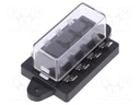Fuse acces: fuse boxes; fuse: 19mm; 30A; screw; Body: black; UL94V-0