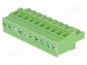 Pluggable terminal block; 5.08mm; ways: 10; angled 90°; plug; 300V