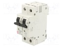 Circuit breaker; 230/400VAC; Inom: 25A; Poles: 2; DIN; Charact: C