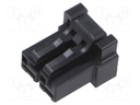 Connector: wire-wire/PCB; plug; female; DF60; PIN: 2; straight