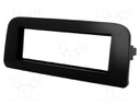 Radio mounting frame; Škoda; 1 DIN; black