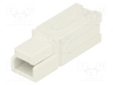 Plug; wire-wire; 180A; hermaphrodite; PIN: 1; w/o contacts; UL94V-0