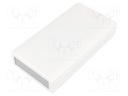 Enclosure: with panel; X: 80mm; Y: 150mm; Z: 30mm; ABS; light grey