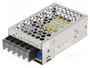 Power supply: industrial; single-channel,universal; 25W; 36VDC