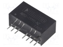 Converter: DC/DC; 1W; Uin: 9÷18V; 9VDC; Iout: 111mA; SIP8; 4.9g