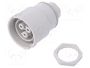 Connector: AC supply; push-in; female; 0.5÷2.5mm2; 16A; 250V; IP68