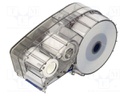 Tape; 19.05mm; 6.4m; blue; Character colour: white; self-adhesive