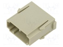 Connector: HDC; module; female; PIN: 4; 50V; 500cycles; UL94V-0