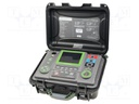 Meter: insulation resistance; LCD 5,6"; 10M÷40TΩ @ 50÷10000V