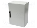 Enclosure: wall mounting; X: 600mm; Y: 800mm; Z: 400mm; CM; IP55; IK08