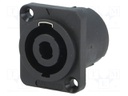 Socket; loudspeaker; male; PIN: 2; 30A; 133V; thermoplastic; IP54