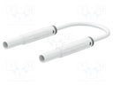 Test lead; 32A; banana plug 4mm,both sides; insulated; Len: 1m