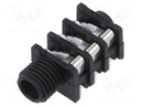 Connector: Jack 6,3mm; socket; female; angled 90°; THT