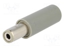 Plug; DC supply; female; 5,5/2,1mm; for cable; soldering; 500mA
