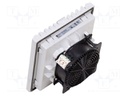 Fan: AC; fan tray; 230VAC; 125m3/h; 54dBA; IP54; 204x204x105mm