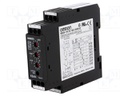 Module: temperature monitoring relay; temperature; 100÷240VAC
