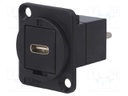 Coupler; USB C socket-front,USB C plug-back; FT; USB 3.1