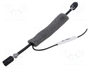 Cable; HC97 socket,HC97 plug; black; straight; 0.25m