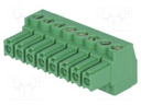 Pluggable terminal block; Contacts ph: 3.5mm; ways: 8; straight