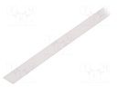 Cover for LED profiles; white; 1m; 20pcs; Kind of shutter: A