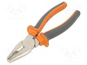 Pliers; for gripping and cutting,universal; 180mm