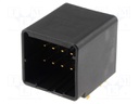 Socket; wire-board; male; J2000; 2.5mm; PIN: 10; THT; 250V; 4.6A