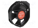 Fan: AC; axial; 230VAC; 150x172x38mm; 360m3/h; 52dBA; ball bearing