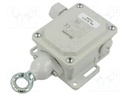 Safety switch: singlesided rope switch; NC x2 + NO x2; -25÷70°C
