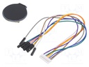 Display: LCD; graphical; 240x240; 40.4x37.5mm; 1.28"; 3.3VDC,5VDC