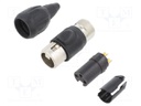 HEAVY DUTY FEMALE 3POLE XLR CABLE CONNECTOR