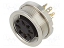 Connector: M16; female; IP68; socket; soldering; 60V; PIN: 7; 5A