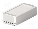 Enclosure: with panel; vented; TOPTEC; X: 54mm; Y: 102mm; Z: 30mm; ABS