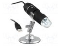 Microscope; 8 LED for measurement spot illumination