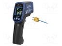 Infrared thermometer; LCD 1,6"; -60÷760°C; Accur.(IR): ±2°C; IP20