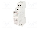 Relay: installation; bistable; NO x2; 24VAC; Mounting: DIN; 16A