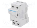 Fuse disconnector; 8x32mm; DIN; 25A; 400V; Poles: 2; -40÷70°C; IP20