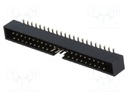 Socket; IDC; male; PIN: 44; vertical; SMT; gold flash; 2mm