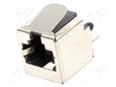Socket; RJ45; PIN: 8; Layout: 8p8c; Press-Fit; straight; 16.82mm