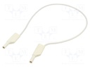 Test lead; 32A; banana plug with axial socket 4mm,both sides