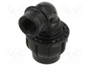 Splice terminal: clamping; Thread: G 1/2" internal; 25mm; Plast