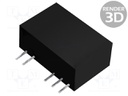 Converter: DC/DC; 2W; Uin: 4.5÷5.5V; Uout: 3.3VDC; Iout: 606mA; SIP