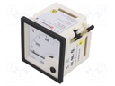 Voltmeter; analogue; on panel; VAC: 0÷600V; Class: 1,5; True RMS