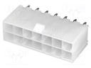 Socket; wire-board; male; Mini-Fit Jr; 4.2mm; PIN: 14; THT; 9A