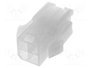 Plug; wire-wire; male; 4.2mm; PIN: 4; 300V; Locking: latch; -25÷85°C